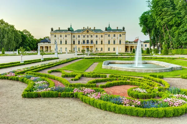 Garden in the Branicki Palace Bialystok Poland — Stock Photo, Image