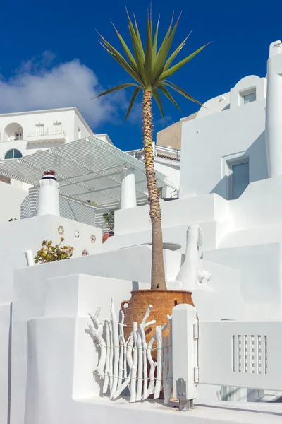 Architektura na wyspie Santorini, Grecja — Zdjęcie stockowe