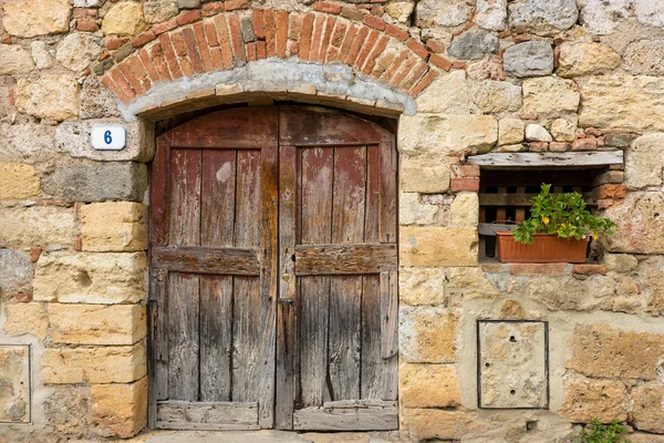 Alte stadt toskana italien — Stockfoto