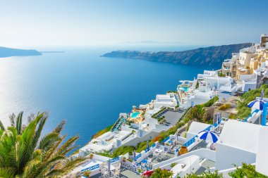 Manzara Santorini Adası Yunanistan