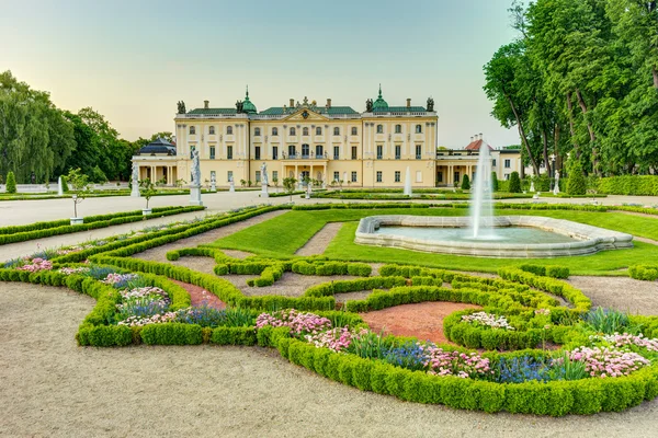 Bahçe Branicki Palace Bialystok Polonya — Stok fotoğraf
