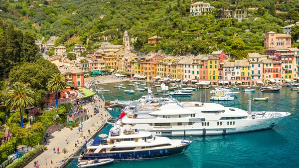 Manzara Portofino Liguria İtalya