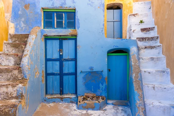 Arquitetura na ilha de Santorini Grécia — Fotografia de Stock