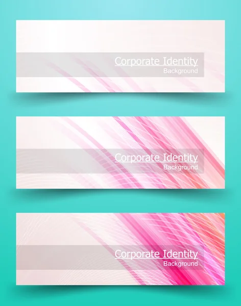 Vorlage zur Corporate Identity — Stockvektor