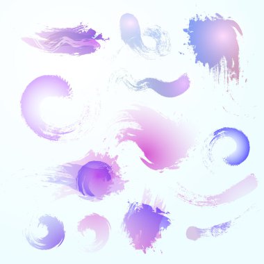 Soyut Suluboya Lekeleri