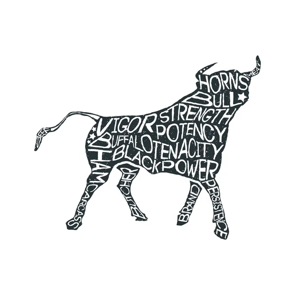 Typografie belettering stier — Stockvector