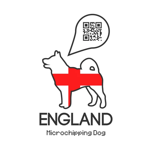 Microchip de todos los perros Ilustraciones de stock libres de derechos
