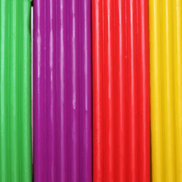 Colorful plasticine background — Stock Vector