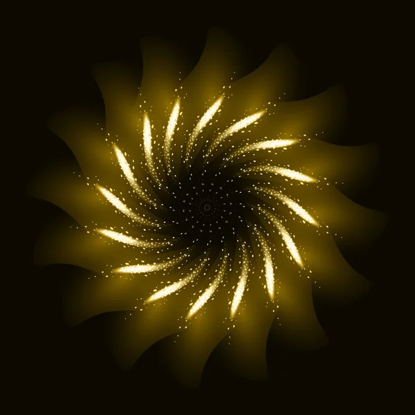 Illustration d'ornement feu d'artifice — Image vectorielle