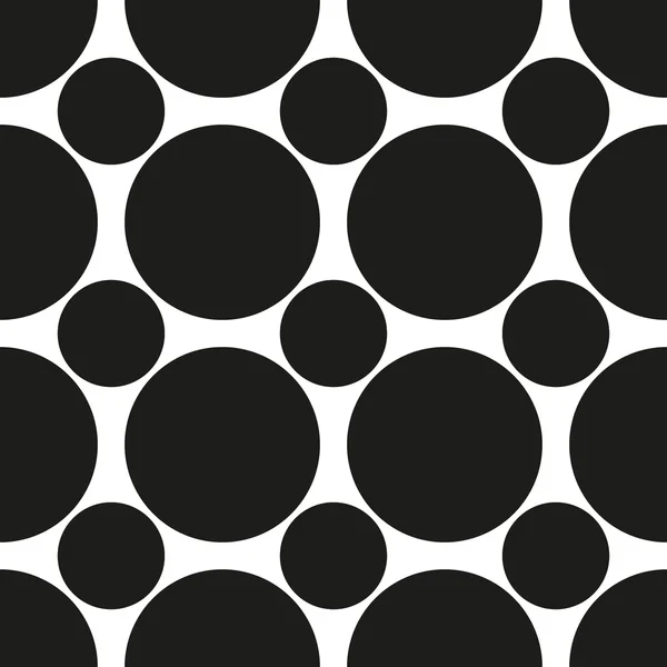 Background from black circles. — Stock Vector