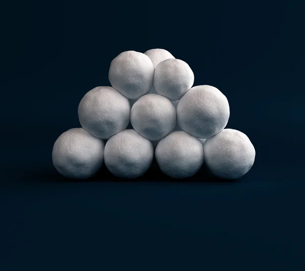 Palle di neve — Foto Stock