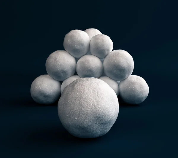 Bolas de neve — Fotografia de Stock