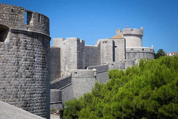 Dubrovnik Old Town walls — Stock Photo, Image