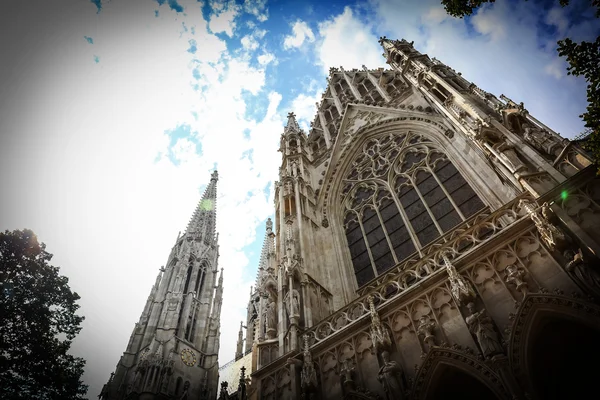 Votivkirche (Chiesa votiva) a Vienna — Foto Stock