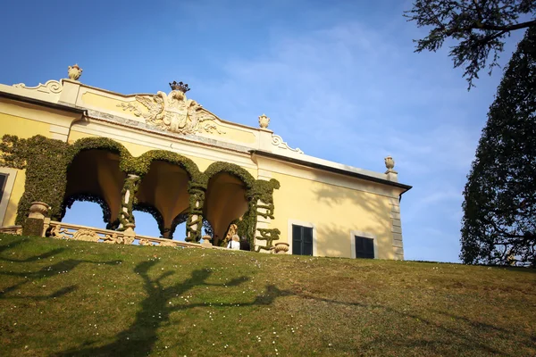 Villa balbianello nad jeziorem como, Włochy — Zdjęcie stockowe