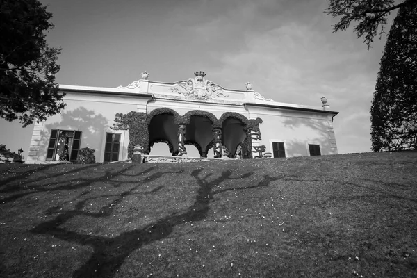 Villa balbianello vid Comosjön, Italien — Stockfoto