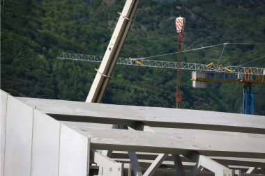 yeni ev site buildin üzerinde yapım aşamasında