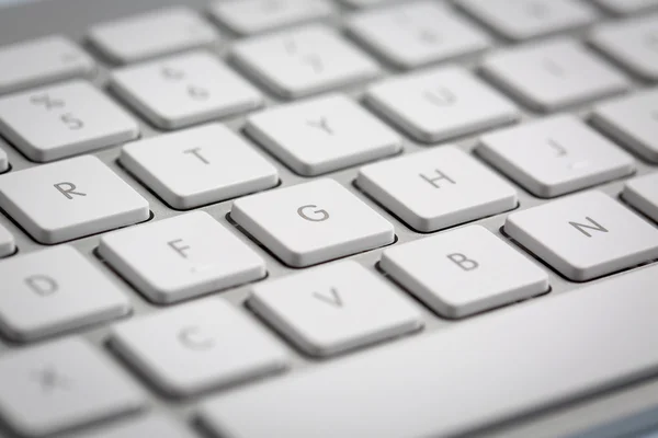 Wireless Metallic Keyboard — Stock Photo, Image