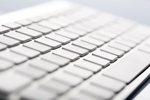 Wireless Metallic Keyboard — Stock Photo, Image