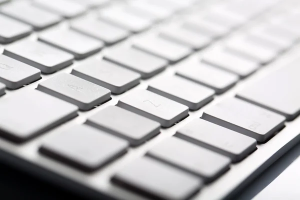 Wireless Metallic Keyboard — Stock Photo, Image