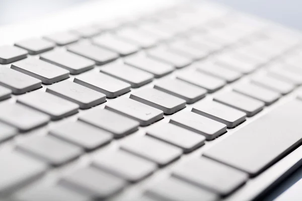 Wireless Metallic Keyboard — Stock Photo, Image