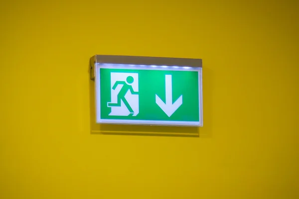 Emergency exit - Stock Image — Stock Photo, Image