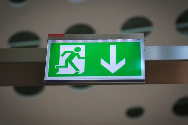 Emergency exit - Stock Image — Stock Photo, Image