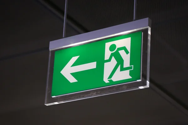 Emergency exit - Stock Image — Stock Photo, Image