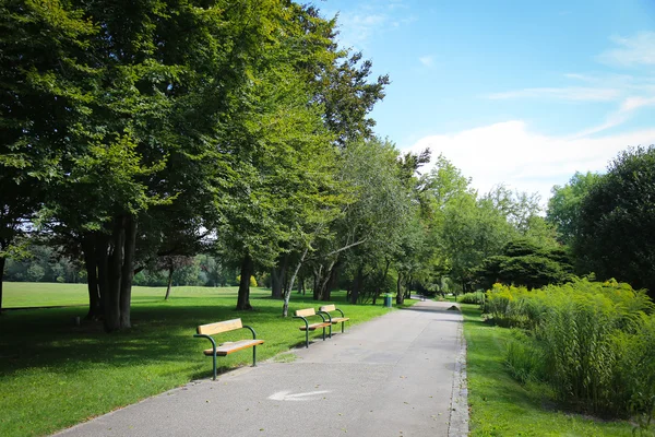 Donau Park Garden Stockbild