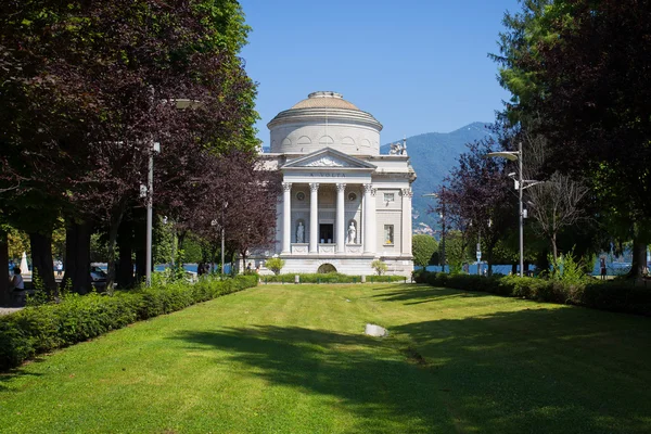 Tempio Volta a Como, Italia — Foto Stock