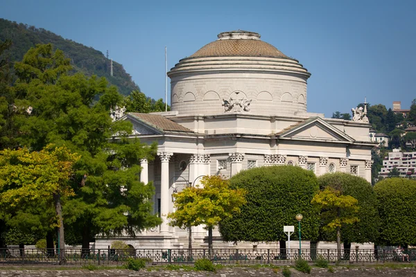 Tempio Volta a Como, Italia — Foto Stock