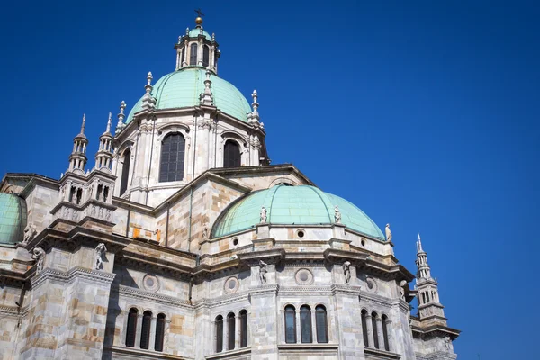 Duomo di Como sul Lago di Como — Foto Stock