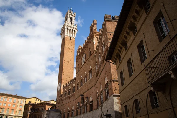 Piazza del Campo v Sieně — Stock fotografie