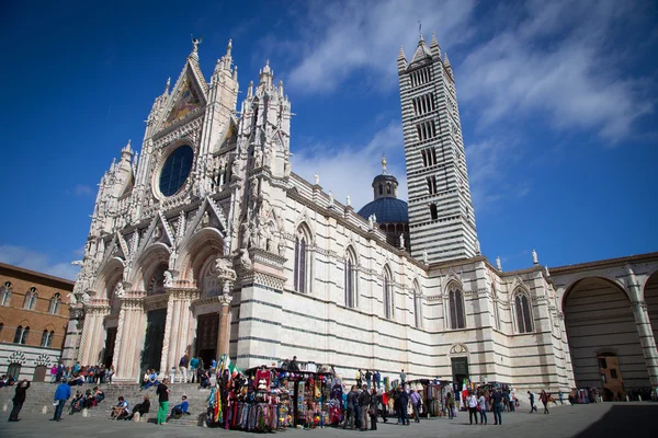 Katedra w Sienie in Toskania — Zdjęcie stockowe