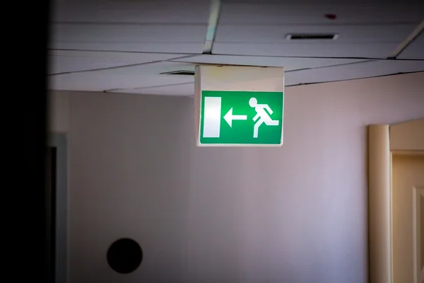 Emergency Exit Sign — Stock Photo, Image