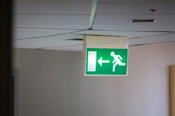 Emergency Exit Sign — Stock Photo, Image