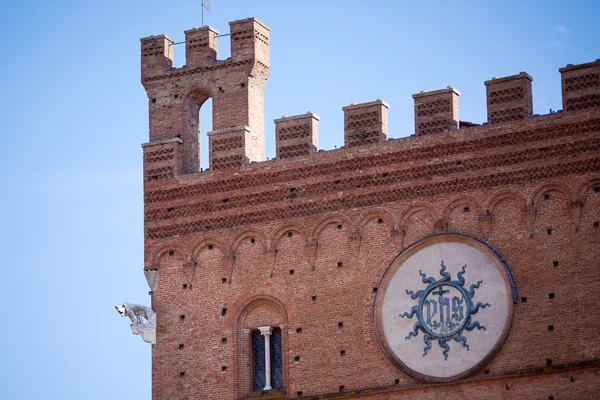 Palazzo Pubblico v Sieně — Stock fotografie