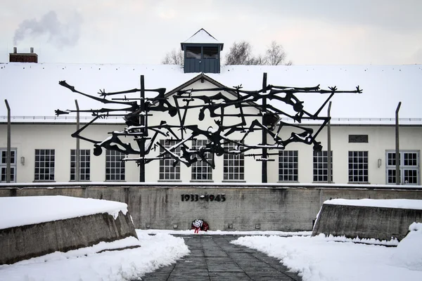 Dachau koncentrationsläger memorial — Stockfoto
