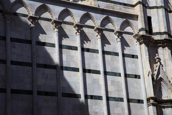 Catedral siena na Toscana — Fotografia de Stock