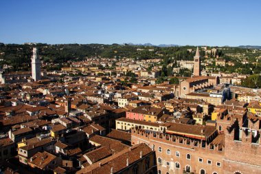 panoramik bir Verona, İtalya