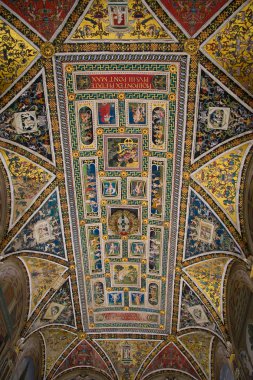 Siena Katedrali'nin kütüphanesinde Piccolomini