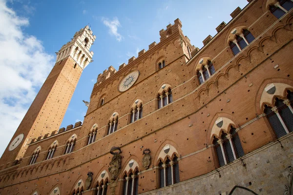 Náměstí Campo Siena, Itálie — Stock fotografie