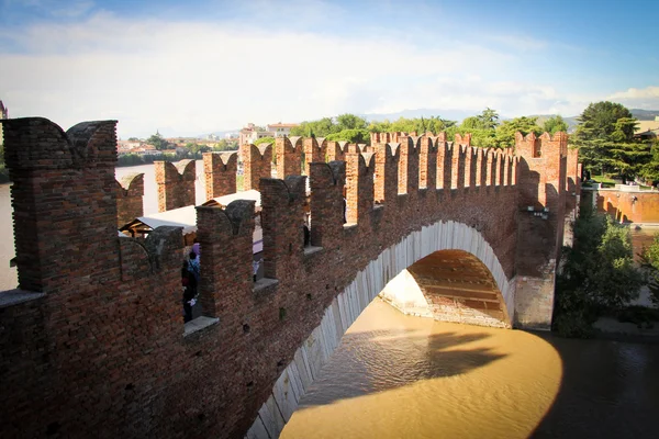 Castelvecchio in Verona, Italy — Stock Photo, Image