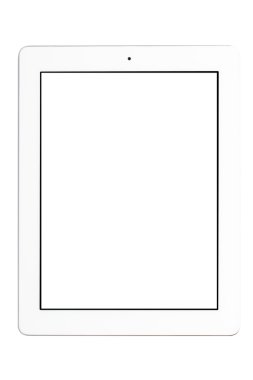 izole beyaz tablet pc 