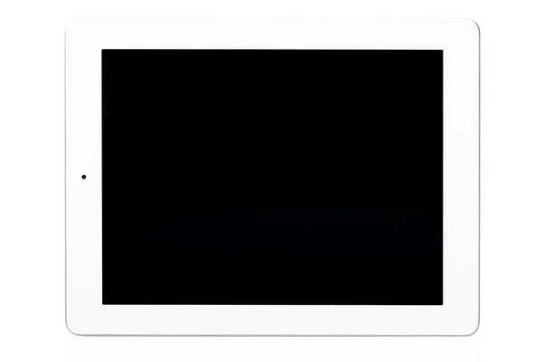 White Tablet Pc Isolated — Stock Photo, Image