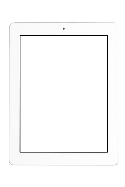흰색 태블릿 pc 절연 — 스톡 사진