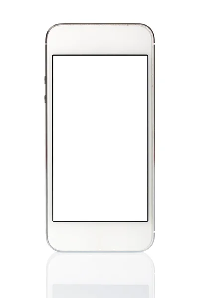 Smartphone blanco aislado — Foto de Stock