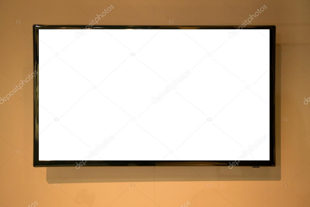 TV Display Isolated 