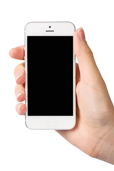 Strony i smartphone na białym tle Obraz Stockowy