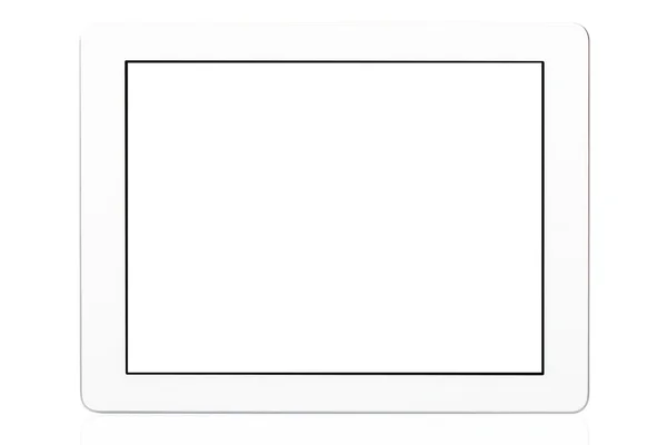 分離されたホワイト タブレット pc — ストック写真